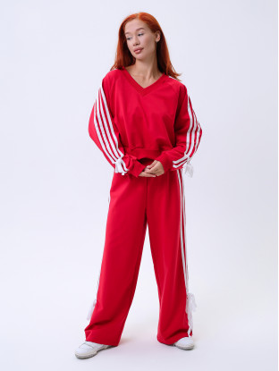 Женский спортивный костюм Амелия красный