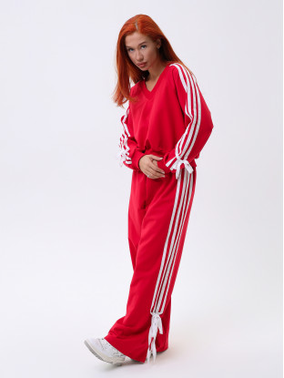 Женский спортивный костюм Амелия красный