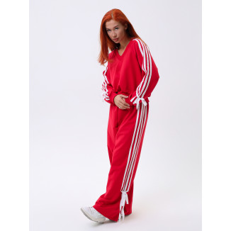 Женский спортивный костюм Амелия красный